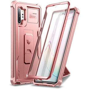 Брониран калъф за Samsung Galaxy Note 10 Plus, Dexnor Full Body, розов rose gold