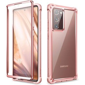 Брониран калъф за Samsung Galaxy Note 20 Ultra, Dexnor Full Body, розов rose gold