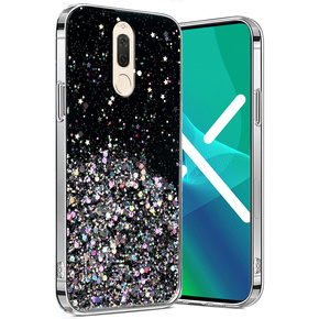 Калъфи за Huawei Mate 10 Lite, Glittery, черен