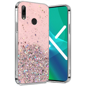 Калъфи за Huawei P Smart 2019, Glittery, розов