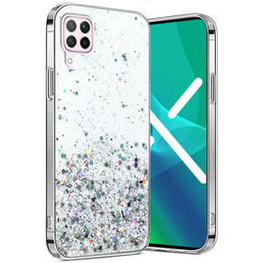 Калъфи за Huawei P40 Lite, Glittery, прозрачен