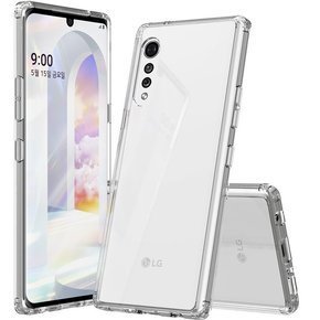 Калъфи за LG Velvet, Fusion Hybrid, прозрачен