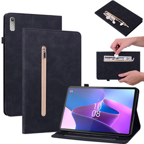 Калъфи за Lenovo Tab P11 Gen 2, Wallet Pen Slot, черен