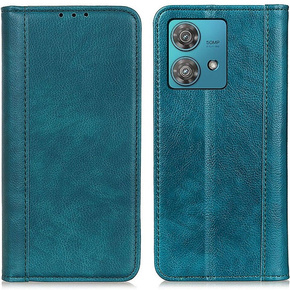 Калъфи за Motorola Edge 40 Neo, Wallet Litchi Leather, зелен