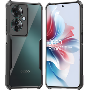 Калъфи за Oppo Reno 11F 5G, AntiDrop Hybrid, черен