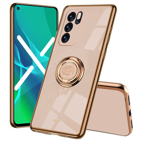 Калъфи за Oppo Reno 6 5G, Electro Ring, златен