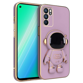 Калъфи за Oppo Reno6 5G,  Astronaut, лилав