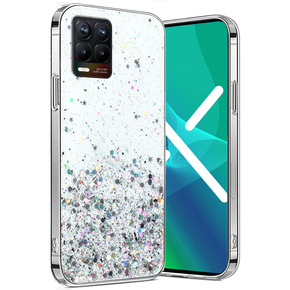 Калъфи за Realme 8 / 8 Pro, Glittery, прозрачен