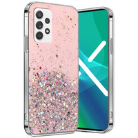 Калъфи за Samsung Galaxy A13 4G, Glittery, розов