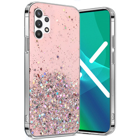 Калъфи за Samsung Galaxy A32 4G, Glittery, розов