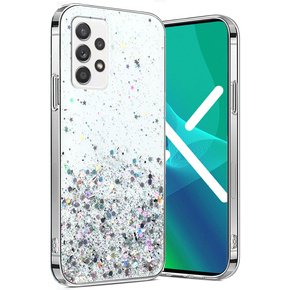 Калъфи за Samsung Galaxy A53 5G, Glittery, прозрачен