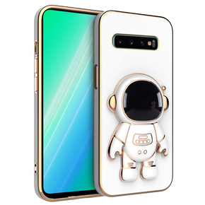 Калъфи за Samsung Galaxy S10, Astronaut, бял