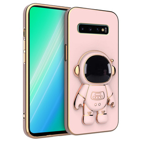 Калъфи за Samsung Galaxy S10, Astronaut, розов rose gold