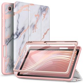 Калъфи за Samsung Galaxy Tab S6 Lite, Suritch Full Body Marble, розов