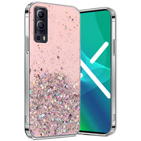 Калъфи за Vivo Y52 5G / Y72 5G, Glittery, розов