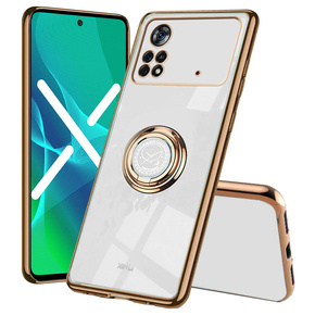 Калъфи за Xiaomi Poco M4 Pro 4G, Electro Ring, бял