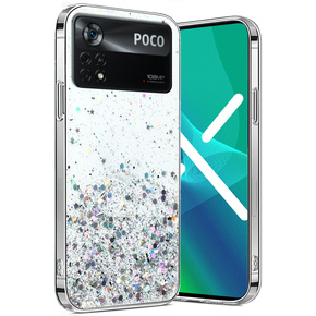 Калъфи за Xiaomi Poco X4 Pro 5G, Glittery, прозрачен