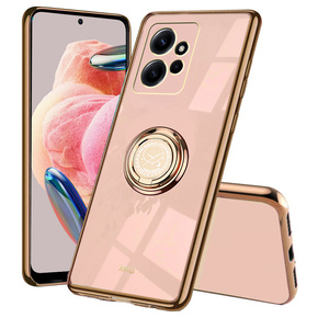 Калъфи за Xiaomi Redmi Note 12 4G, Electro Ring, розов rose gold