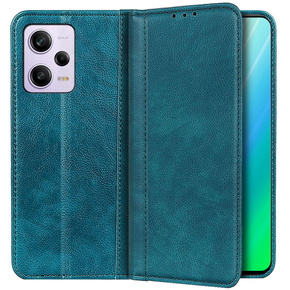 Калъфи за Xiaomi Redmi Note 12 Pro+ 5G, Wallet Litchi Leather, зелен