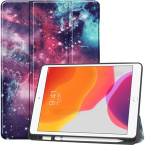 Калъфи за iPad 7/8/9 10.2 2019/2020/2021, Smartcase Pen Slot, galactic