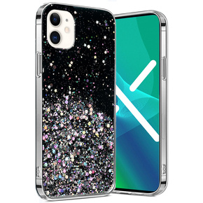 Калъфи за iPhone 11, Glittery, черен