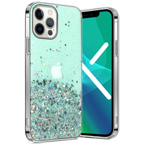 Калъфи за iPhone 13 Pro, Glittery, зелен