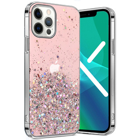 Калъфи за iPhone 13 Pro, Glittery, розов