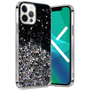 Калъфи за iPhone 13 Pro Max, Glittery, черен