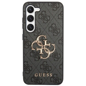 Калъфи GUESS за Samsung Galaxy S24, 4G Big Metal Logo, сив