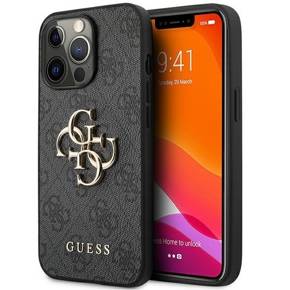 Калъфи GUESS за iPhone 13 / 13 Pro, 4G Big Metal Logo, сив