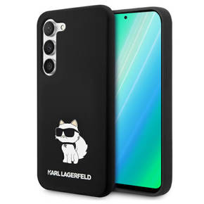 Калъфи Karl Lagerfeld за Samsung Galaxy S23+ Plus, Silicone Choupette, черен