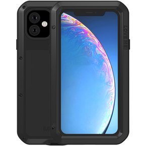 Калъфи Love Mei за iPhone 11, armored with glass, черен