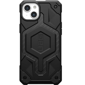 Калъфи Urban Armor Gear за iPhone 15 Plus, Monarch Pro Carbon MagSafe, черен