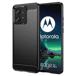 Калъфът за Motorola Edge 40 Neo, Carbon, черен