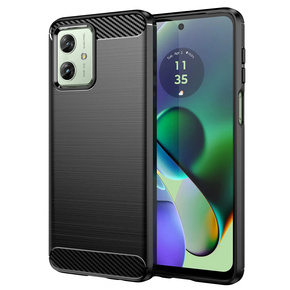 Калъфът за Motorola Moto G54 5G, Carbon, черен