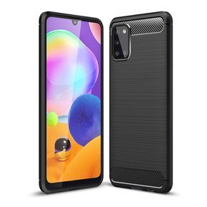 Калъфът за Samsung Galaxy A31, Carbon, черен