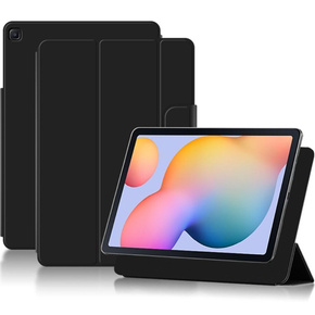 Калъфът за Samsung Galaxy Tab S6 Lite Tri-fold, Magnetic smartcase, черен