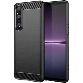 Калъфът за Sony Xperia 1 V, Carbon, черен