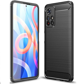 Калъфът за Xiaomi Poco M4 Pro 5G / Redmi Note 11S 5G, Carbon, черен