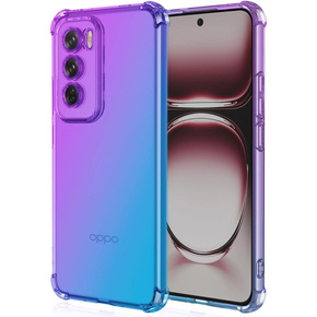 Калъфът Gradient Dropproof за Oppo Reno 12 Pro, Лилаво / синьо