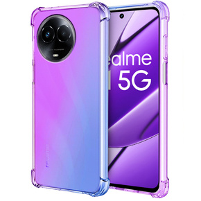 Калъфът Gradient Dropproof за Realme 11 5G, Лилаво / синьо