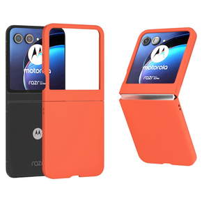 Калъф за Motorola Razr 50 5G, PC Case, оранжев