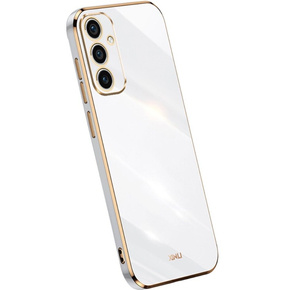 Калъф за Samsung Galaxy A35 5G, Glamour CamShield, бял