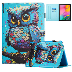 Калъф за Samsung Galaxy Tab A7 Lite, с капак, owl