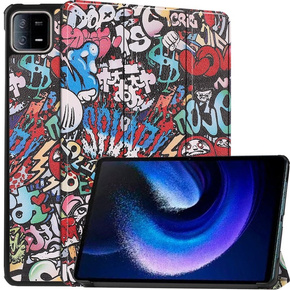 Калъф за Xiaomi Pad 6 / 6 Pro, Smartcase, graffiti