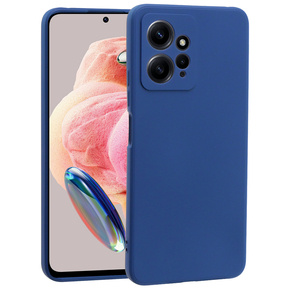 Калъф за Xiaomi Redmi Note 12 4G, Silicone Lite, тъмносин