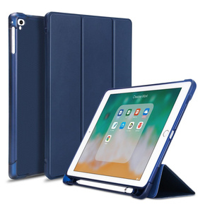 Калъф за iPad 9.7 2018 / 2017/ Air / Air 2, Smartcase с място за стилус, тъмносин