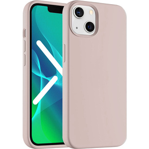 Калъф за iPhone 14 Plus, Silicone Lite, розов