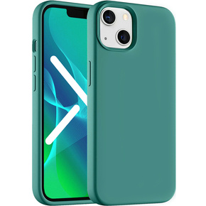 Калъф за iPhone 14, Silicone Lite, зелен