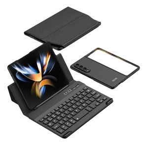 Калъф + клавиатура Samsung Galaxy Z Fold4 5G, Carbon Fiber, черен